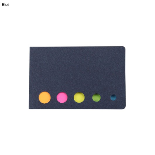 Blue Dot Sticky Note Flags